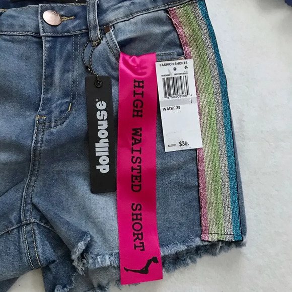 Dollhouse NWT Medium Wash High Rise Jeans Juniors/Women Various - Picture 4 of 8